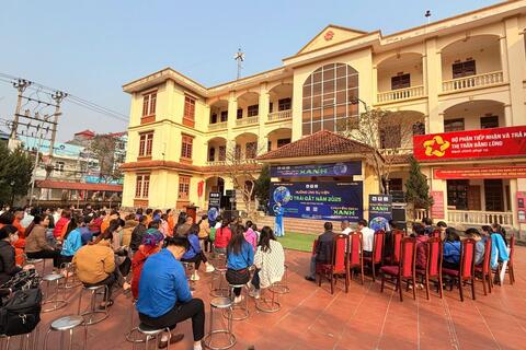 Chương trình phát động truyên truyền hưởng ứng Chiến dịch Giờ Trái đất tại huyện Chợ Đồn